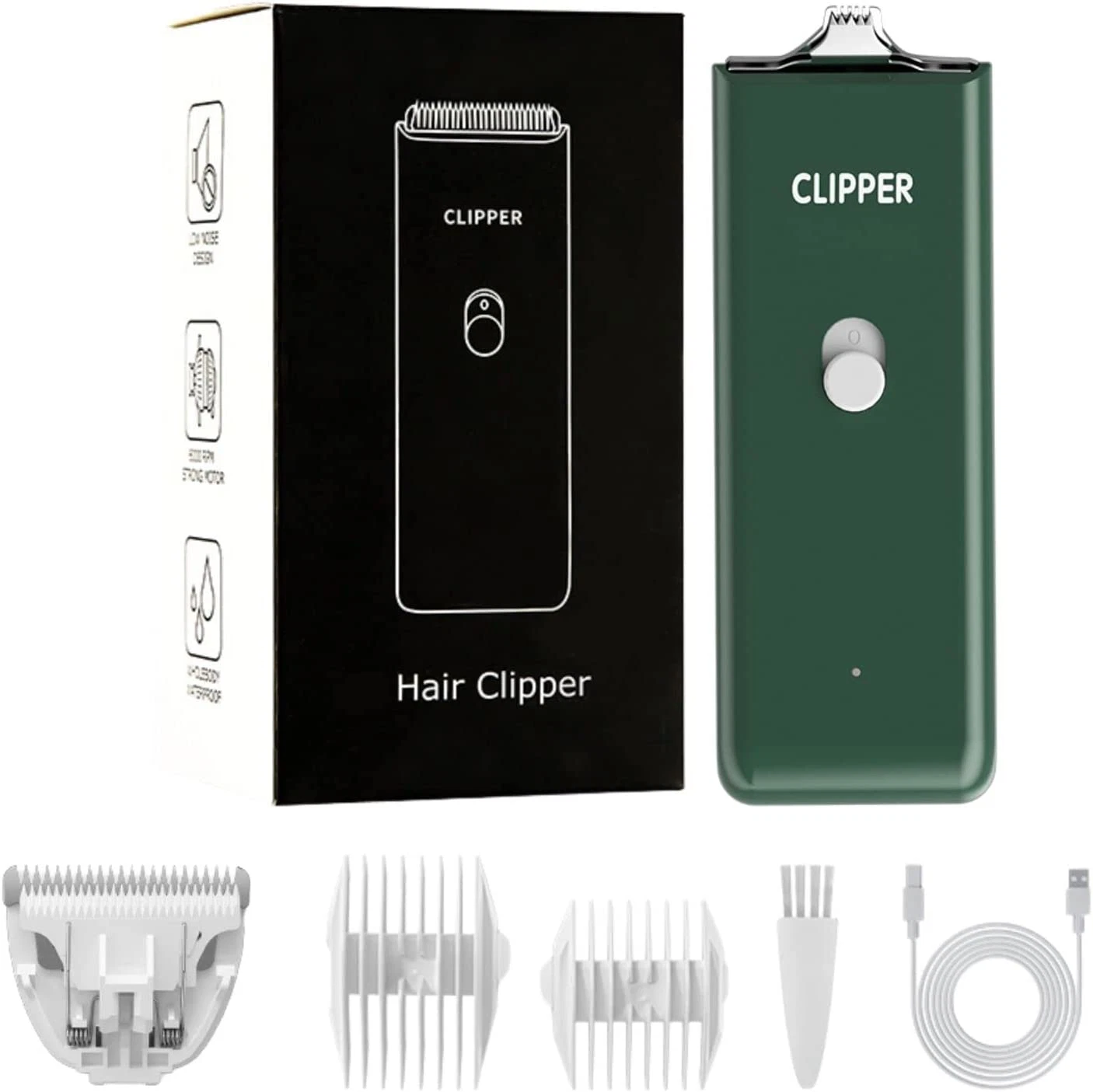 Dog Cat Home Hair Waterproof Clipper Portable Electric USB Rechargeable Pet Groo