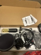 Podcast Equipment Bundle Home Studio Recording Kit Music Mixer Headphones NEW