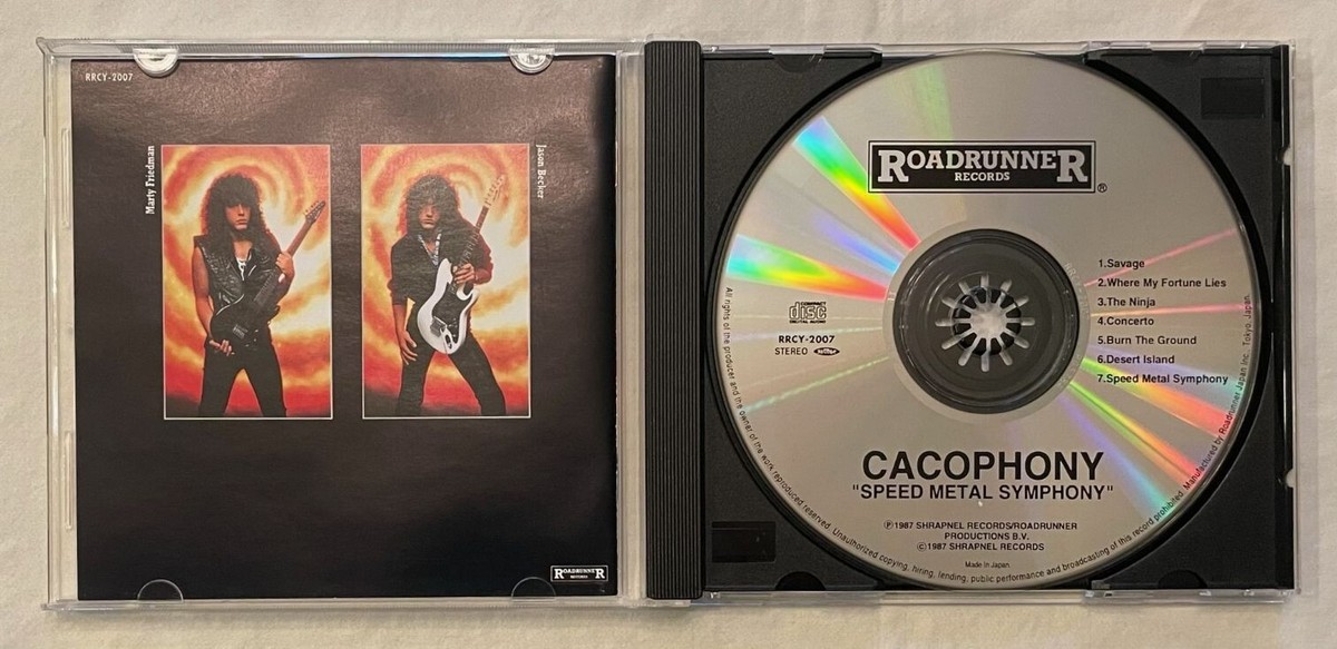 Cacophony - Speed Metal Symphony (Japan CD w/OBI