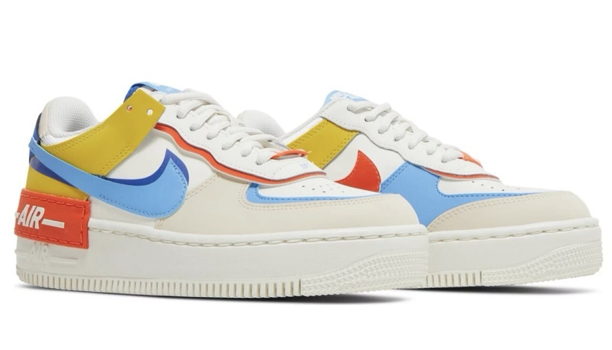 靴 NIKE AIR FORCE 1 SHADOW 24cm Nike W AF1 Shadow Air Force 1 Phantom/Echo Pink-Gym Red