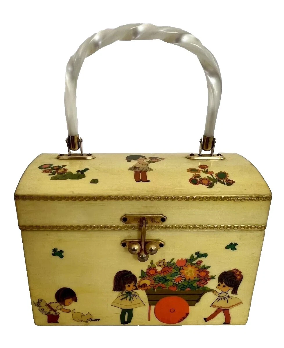 Chicas de Madera Caja de Colección Bolsas, Bolsos y estuches