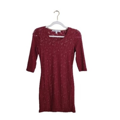 lovers and friends burgundy dress Emaline Maxi Dress