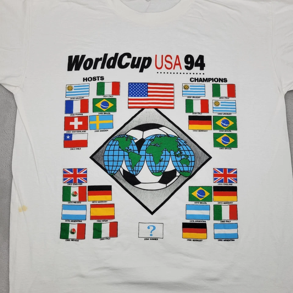 Vintage World Cup Shirt Mens XL Extra Large Soccer Club 1994 USA National Team - Image 2 of 4