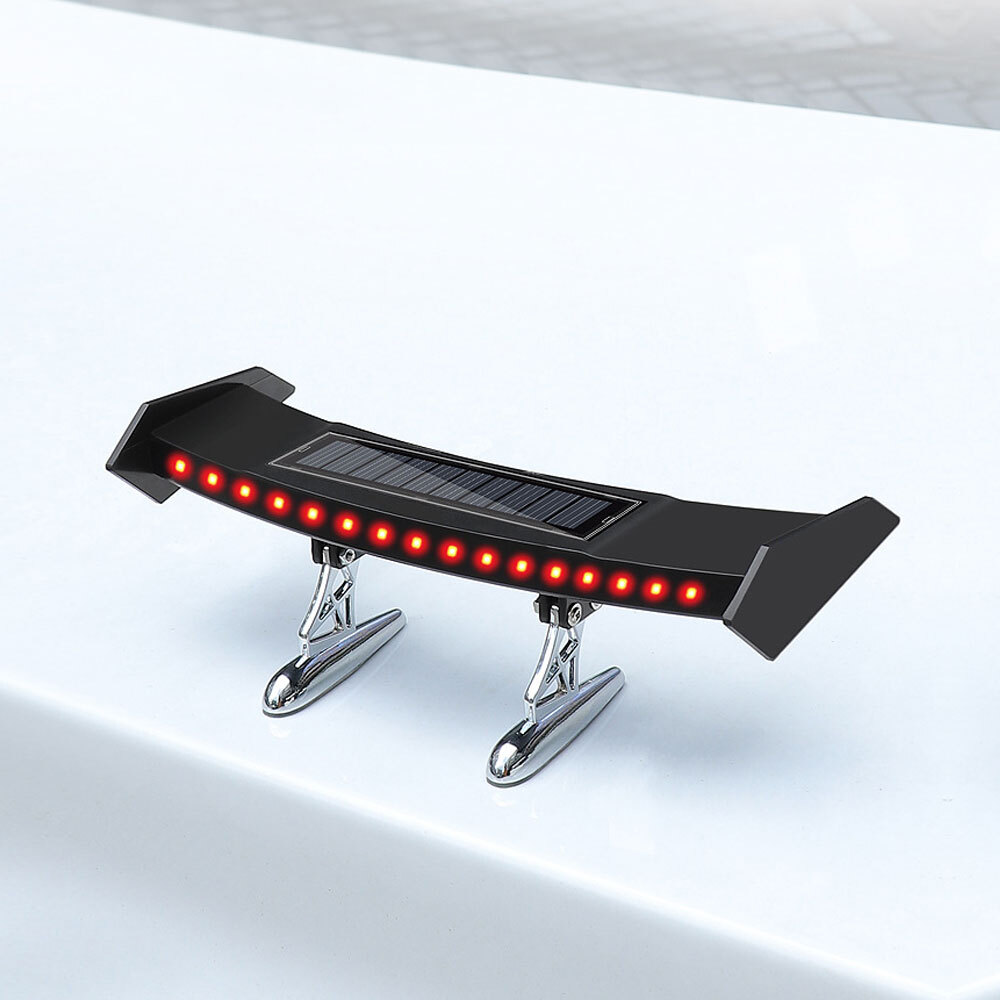 Car Exterior Accessories Solar Tail Light Flashing LED Light Safety Warning Lamp eBay