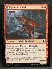 MTG Hobgoblin Captain Adventures in the Forgotten Realms 148/281 Regular Common