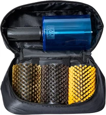 Ski Roto Brush Kit Roto Brush Handle Axle with All 3 Brushes:Nylon,