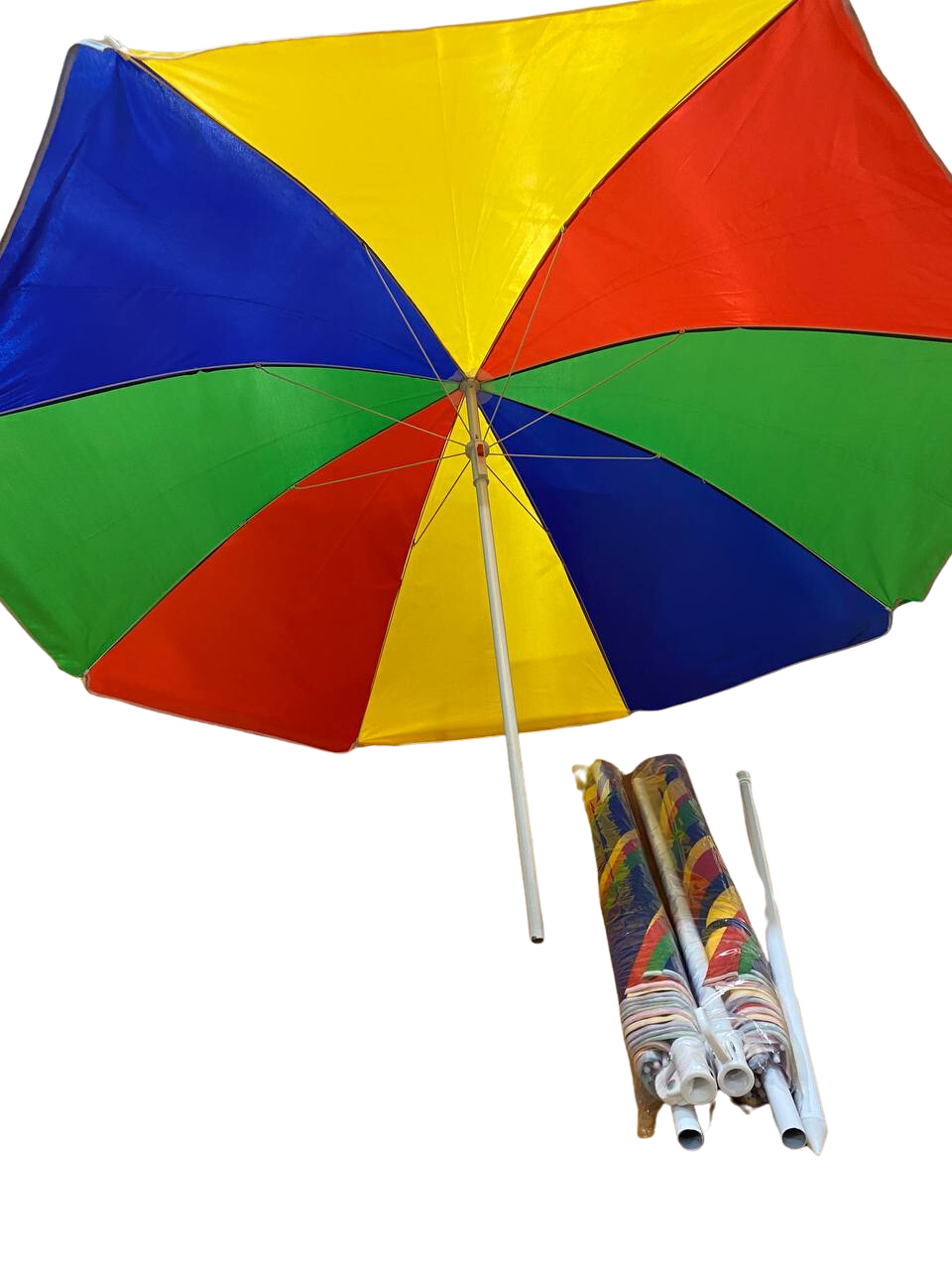 Beach Umbrella Sun Shade Adjustable Height 180cm Outdoor XL Size 150cm