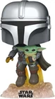 Funko Pop! Star Wars: The Mandalorian - Mandalorian Flying with The Child