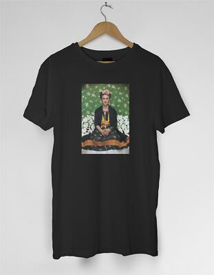 Frida Kahlo Flowers Mens T Shirt - Modern Art Hipster Vintage