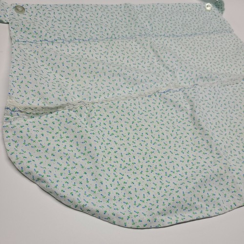 Vintage Handmade Hostess Apron pockets pearl buttons - Picture 3 of 7
