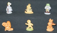 Wade 2001 Nursery Set 4 complete set of six from set 2 w/ Colorway Glazes