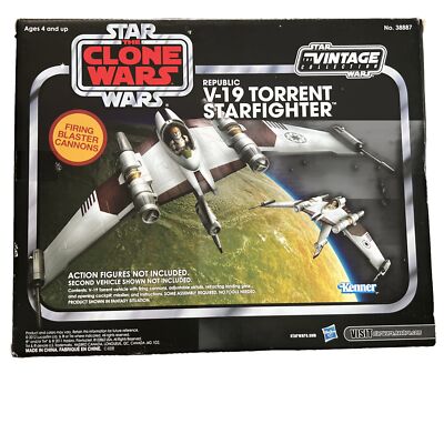 Star Wars Vintage Collection Republic V-19 Torrent Starfighter 2012 New (#38887)