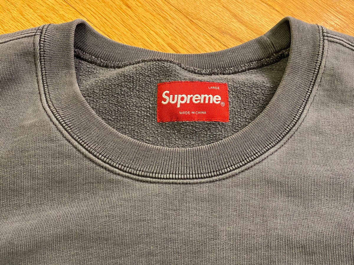 トップス Supreme Embroidered Overdyed Crewneck s-l1200.jpg