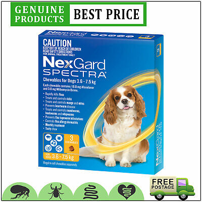 heartworm spectra flea nexgard doses