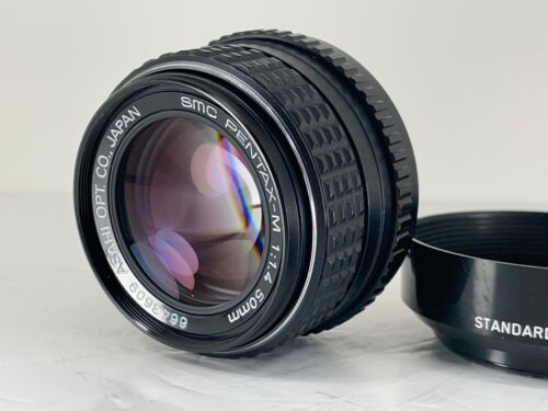 [Presque comme neuf] objectif MF standard smc PENTAX-M 50 mm f/1,4 pour monture K du JAPON - Photo 1/16