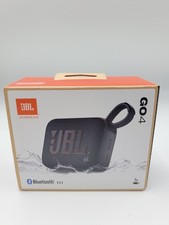 JBL GO4 Portable Wireless Bluetooth Speaker Black Waterproof NEW