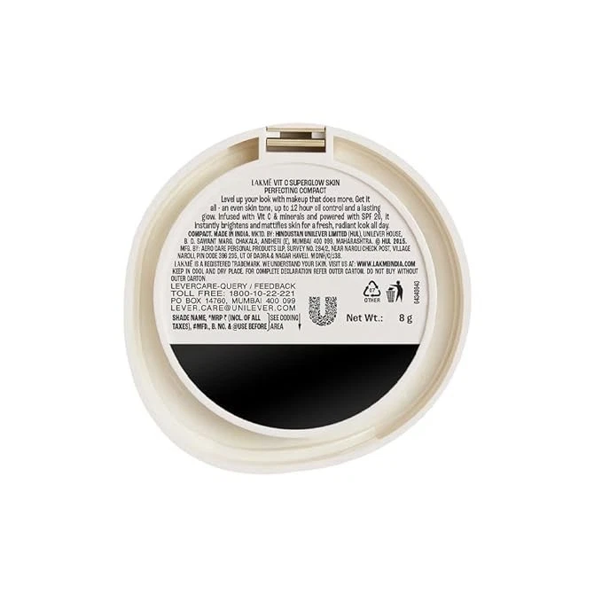 Lakme Superglow Vit C Compact Cinnamon30 8gm - Image 3 of 4