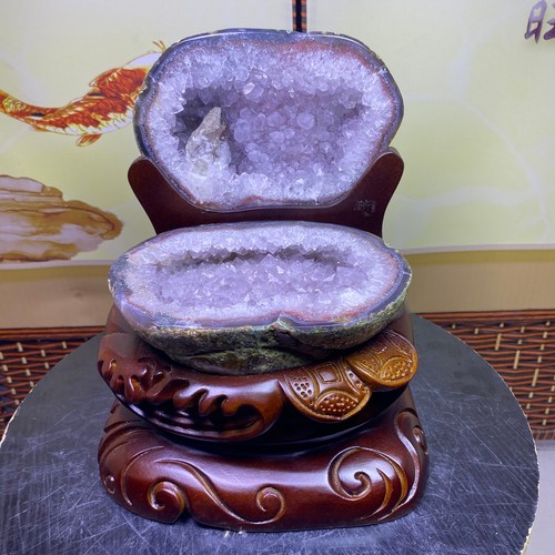 12.89LB Natural agate amethyst cave quartz crystal cave mineral specimen - Picture 20 of 20