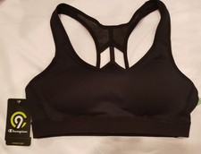 Champion Ebony Bra Size M Power Core Compression Duo Dry Medium Support