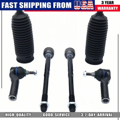 Front Lower Ball Joints Inner Outer Tie Rod Ends Kit for Ford Escape 2013 - 2018