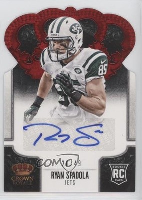 2013 Panini Crown Royale 26/49 Ryan Spadola #187 Rookie Auto RC fm0