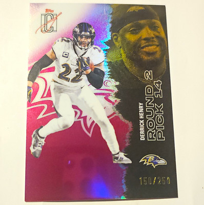 Topps Signature Class Derrick Henry Baltimore Ravens Magenta 150/250