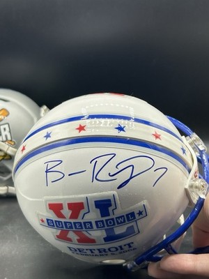 Ben Roethlisberger Signed Riddell Mini Helmet Super Bowl XL 40