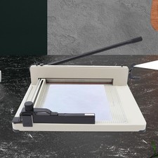 HFS Heavy Duty Guillotine Paper Cutter - 17" Commercial Metal Base A3/A4 Trimmer