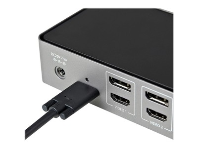 StarTechcom USB-C und USB-A Dockingstation Universal Triple Monitor