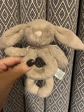 Jellycat Bashful Bunny Ring Rattle Soft Toy Beige (a20)