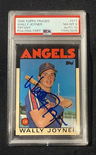 Wally Joyner #51T 1986 Topps Traded Tiffany card