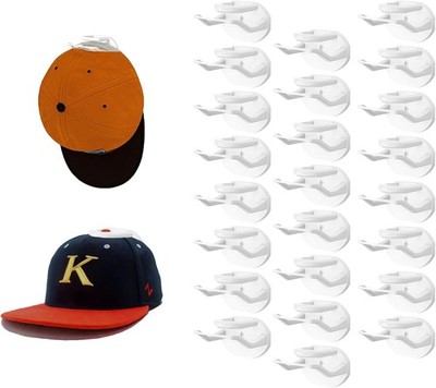 24pc Baseball Hat Rack Wall Mount Super Strong Hat Rack Display Hooks for Wall