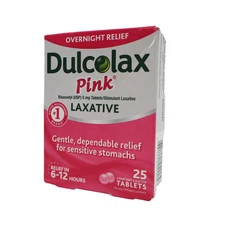 Dulcolax Laxative Comfort Coated Tablets for Women 25 Tablets EXP 02/2026