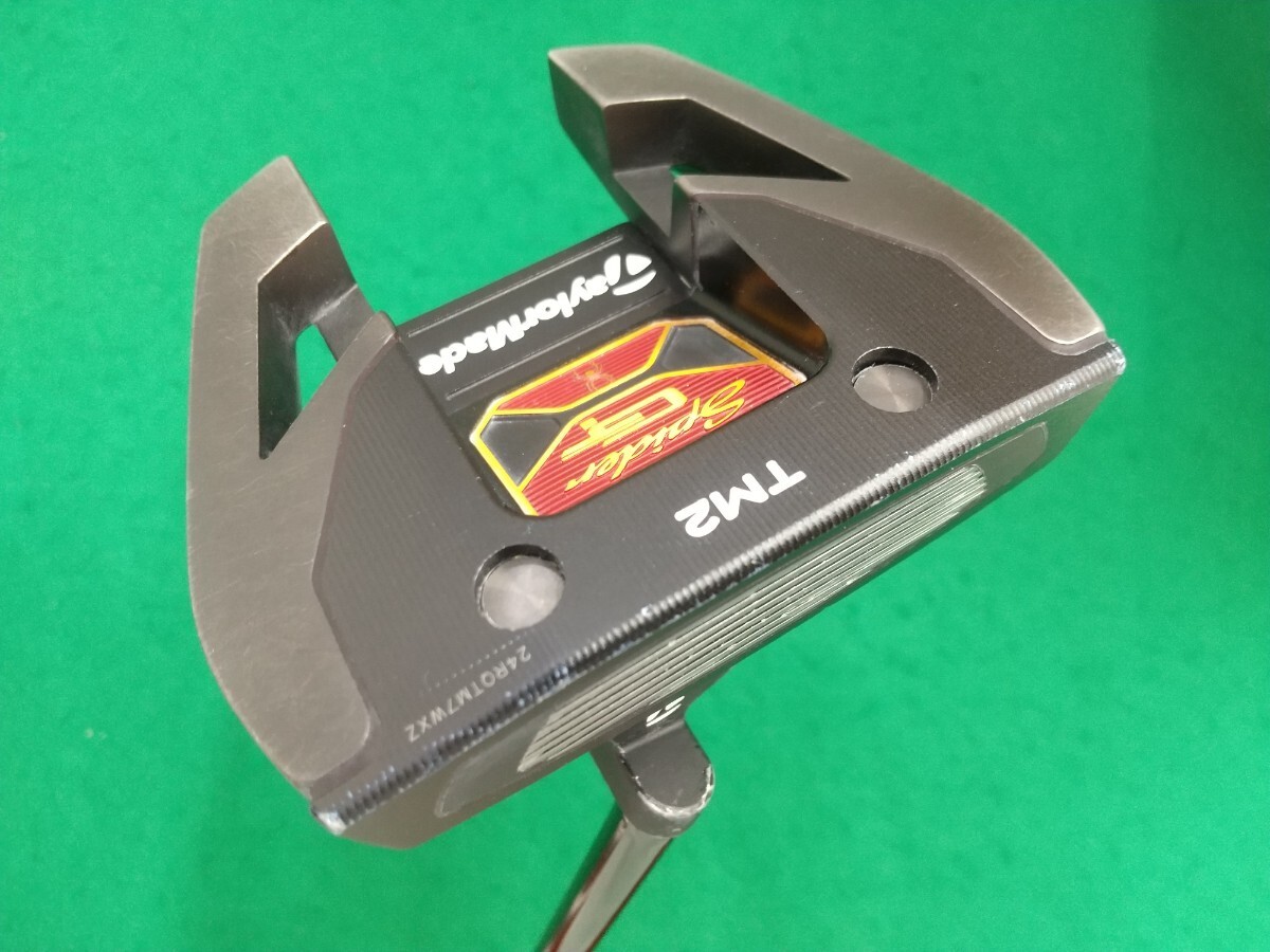 TaylorMade Spider GT Black TM2 Putter 34in Steel 2022 Model