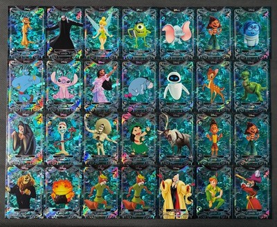 2025 Kakawow Cosmos Disney Card Refractor Lot 28 Dumbo Angel Eeyore Bambi Rex