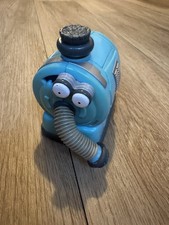 Vintage Teletubbies blue Noo Noo Push Along Vacuum Toy Figure Tomy 2006