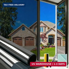 Bloss One Way Privacy Window Film, Reflective Window Tint for Home, Daytime Priv