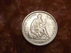 1860 O  Seated Liberty Silver Half Dime #1