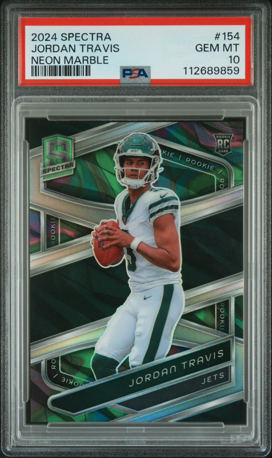 Jordan Travis Panini Spectra #154 Neon Marble