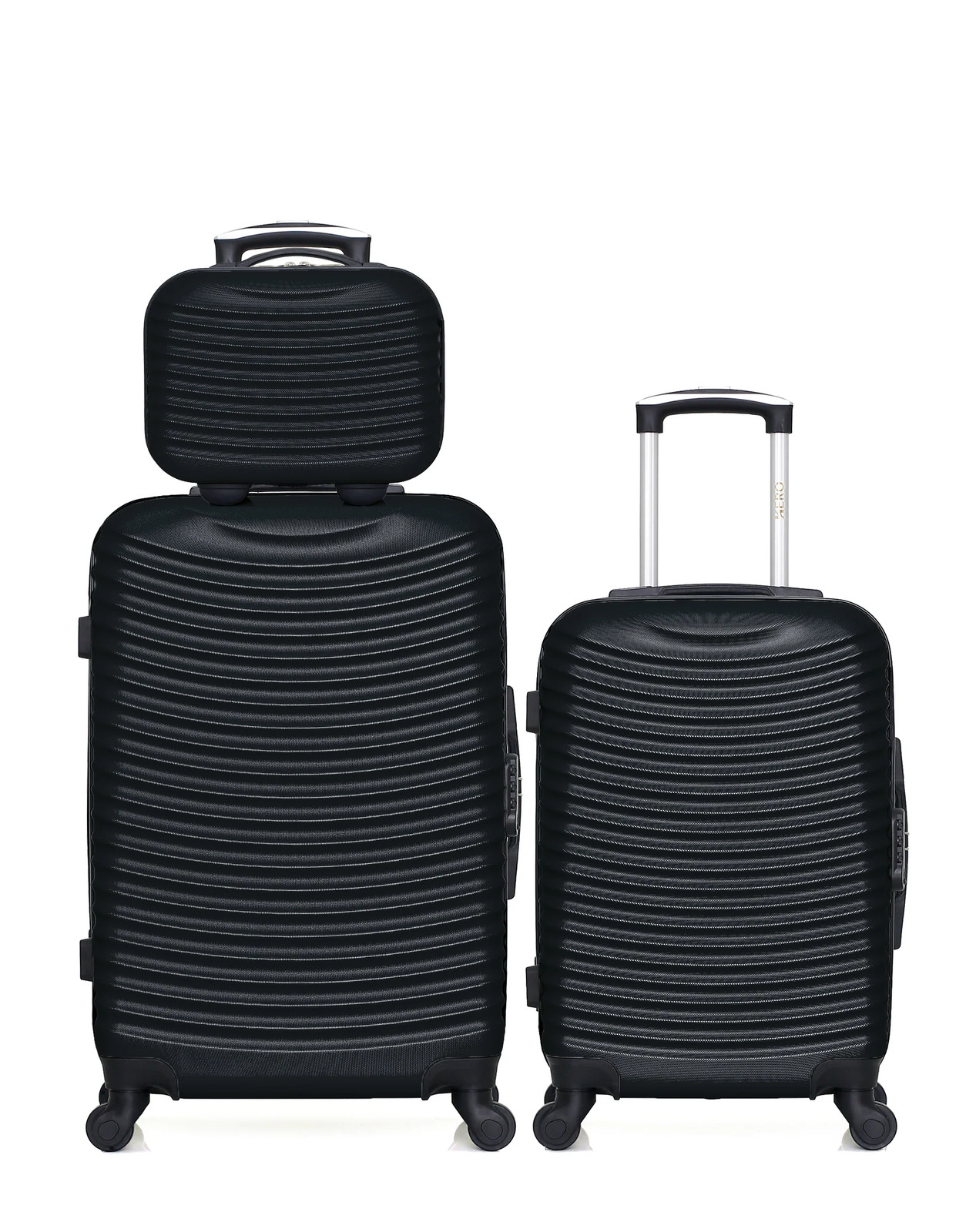 Valise cabine weekend et vanity ETNA HERO - Set de 3 bagages rigides