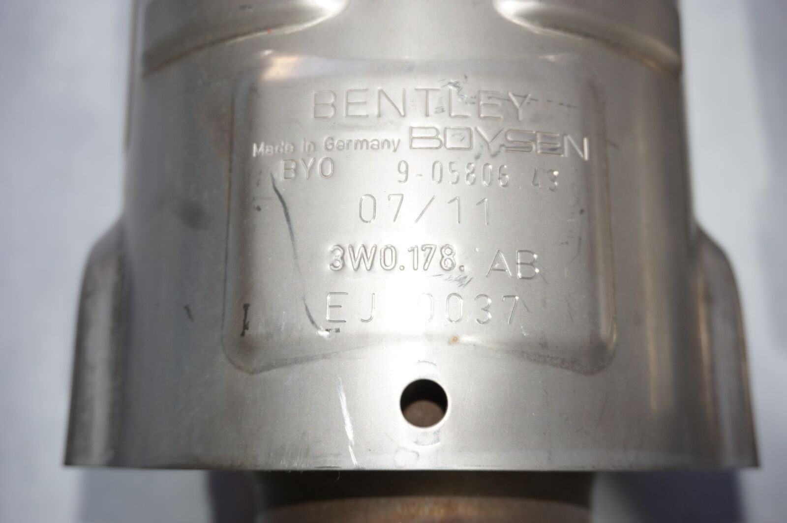 BENTLEY CONTINENTAL EXHAUST 2009 2010 2011 3W8 254 450 A LEFT RIGHT OEM