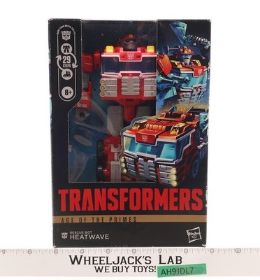 Heatwave Transformers Age of the Primes 2025 Hasbro Action Figure NEW SEALED