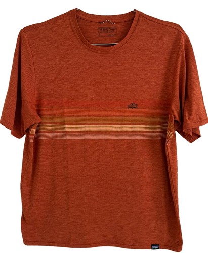 Patagonia Capilene Cool Daily Graphic T Shirt Line Logo Stripes Men S Women M