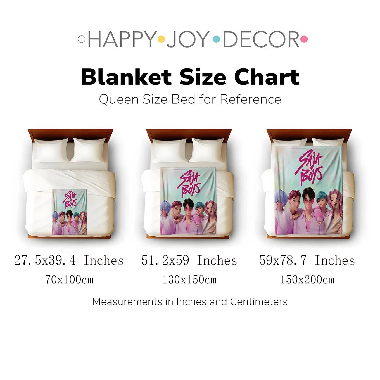 Saja Boys Cozy Fleece Blanket