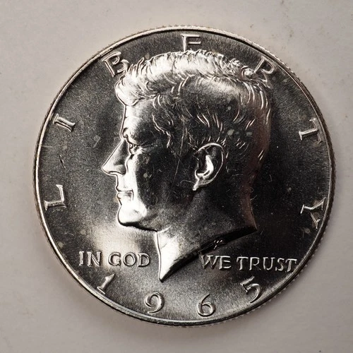 Photo of a 1965-P Kennedy Half Dollar from an eBay listing that sold on Jul 23, 2026