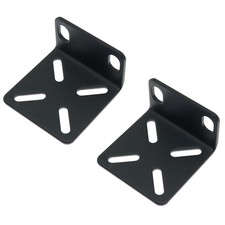 2 Pack Adjustable Rack Ears Mount Kit 17.3 Inch Wide Switch Strong Durable Brack