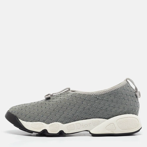 Baskets à enfiler Dior gris maille fusion pointure 38,5