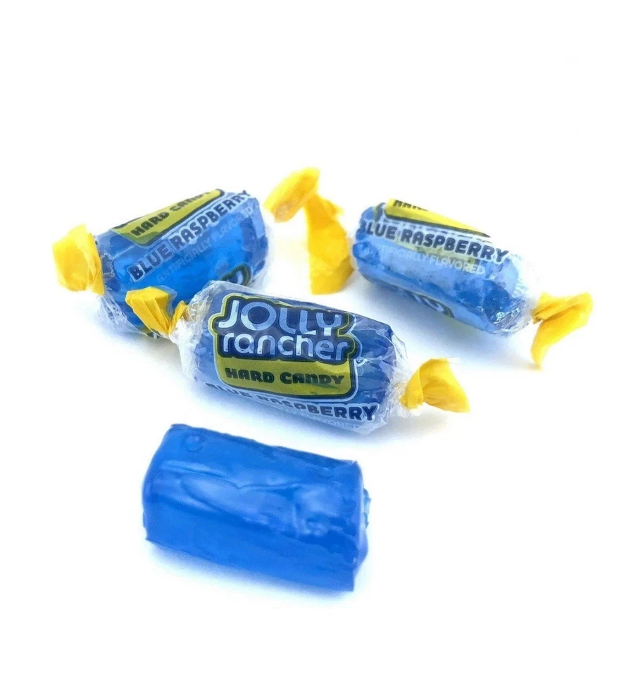 Caramelo duro a granel Blue Raspberry Jolly Ranchers recién envuelto - Bolsas de 1 lb o 2 lb Foto 4 de 4