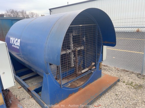 2010 Tioga DF 25 BG Skid Mount Air Heater Portable Industrial Commercial bidadoo
