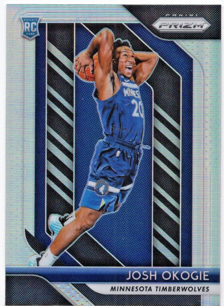 JOSH OKOGIE 2018-19 Panini Prizm Silver RC #37 Timberwolves Basketball Card